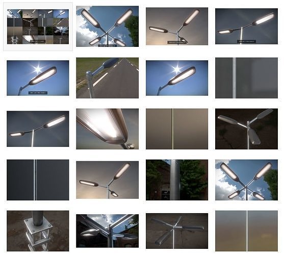 Street-Light 11 3D Model Collection