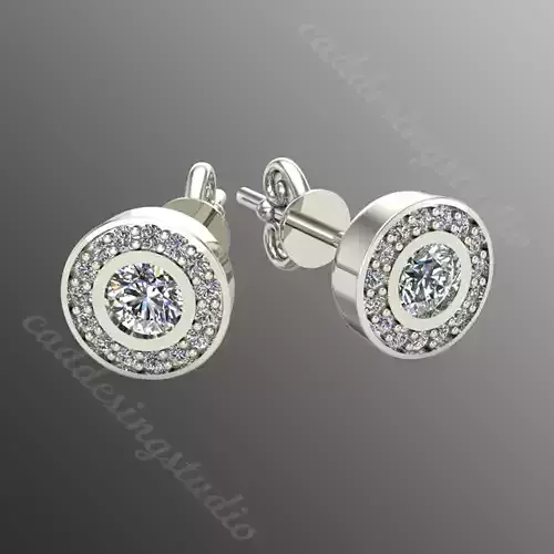 Earrings bi 14 3D print model