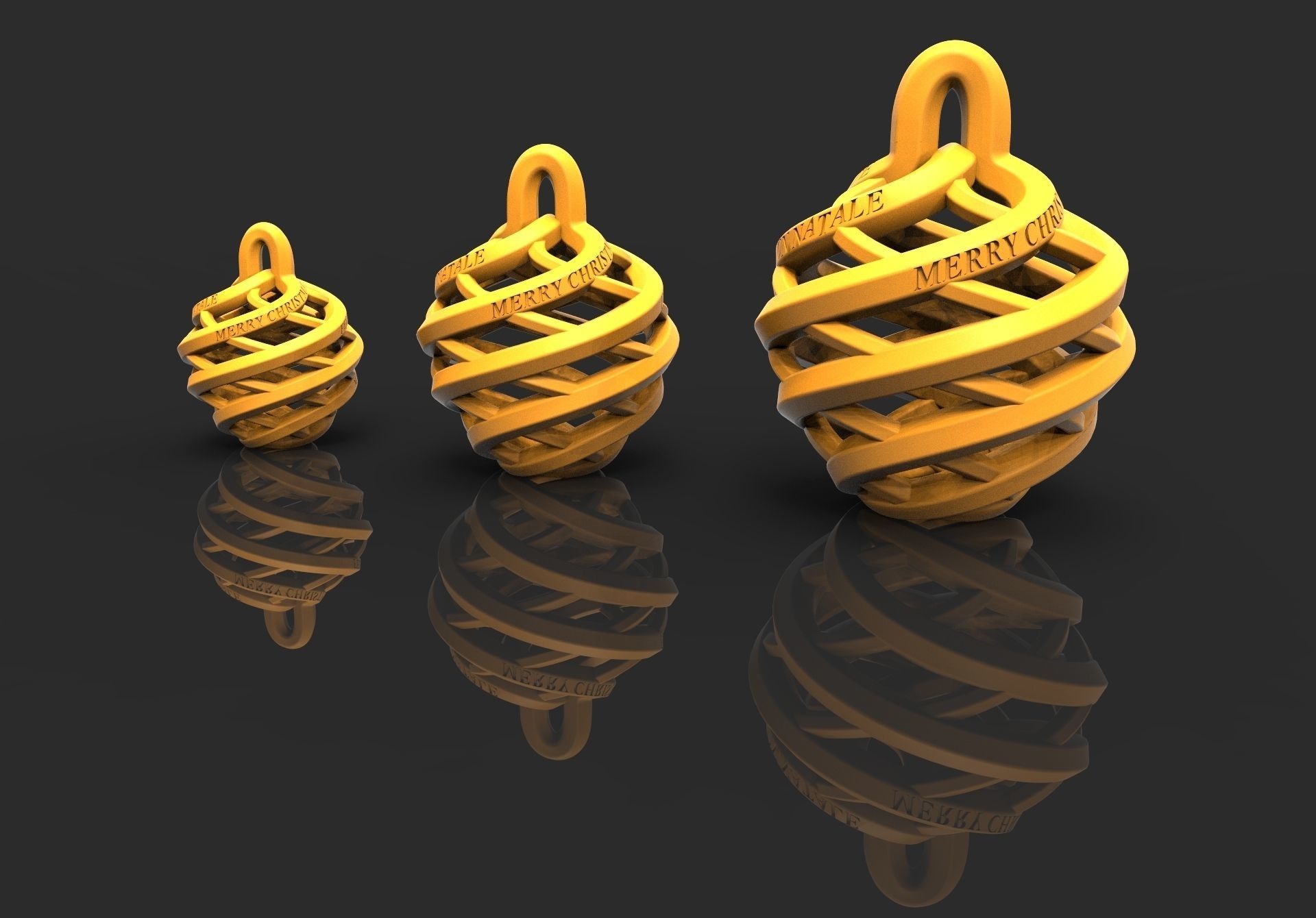 Christmas decoration for tree 3D print model_2