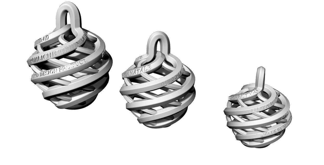 Christmas decoration for tree 3D print model_9