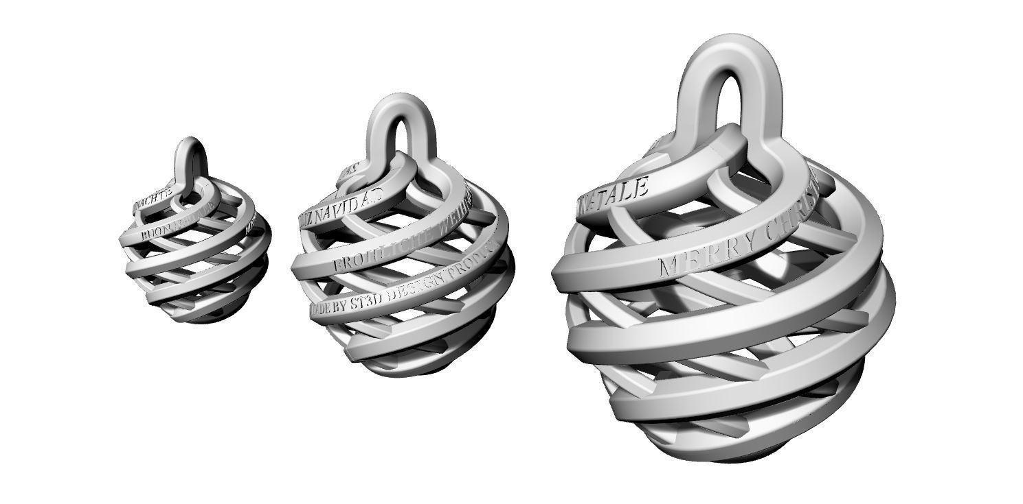 Christmas decoration for tree 3D print model_8