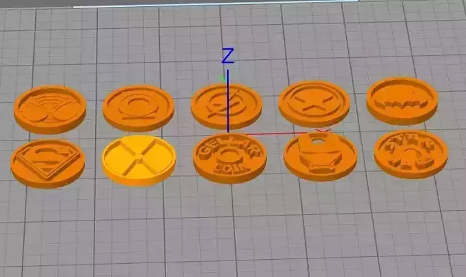 trolly coins 3D model 3D printable | CGTrader