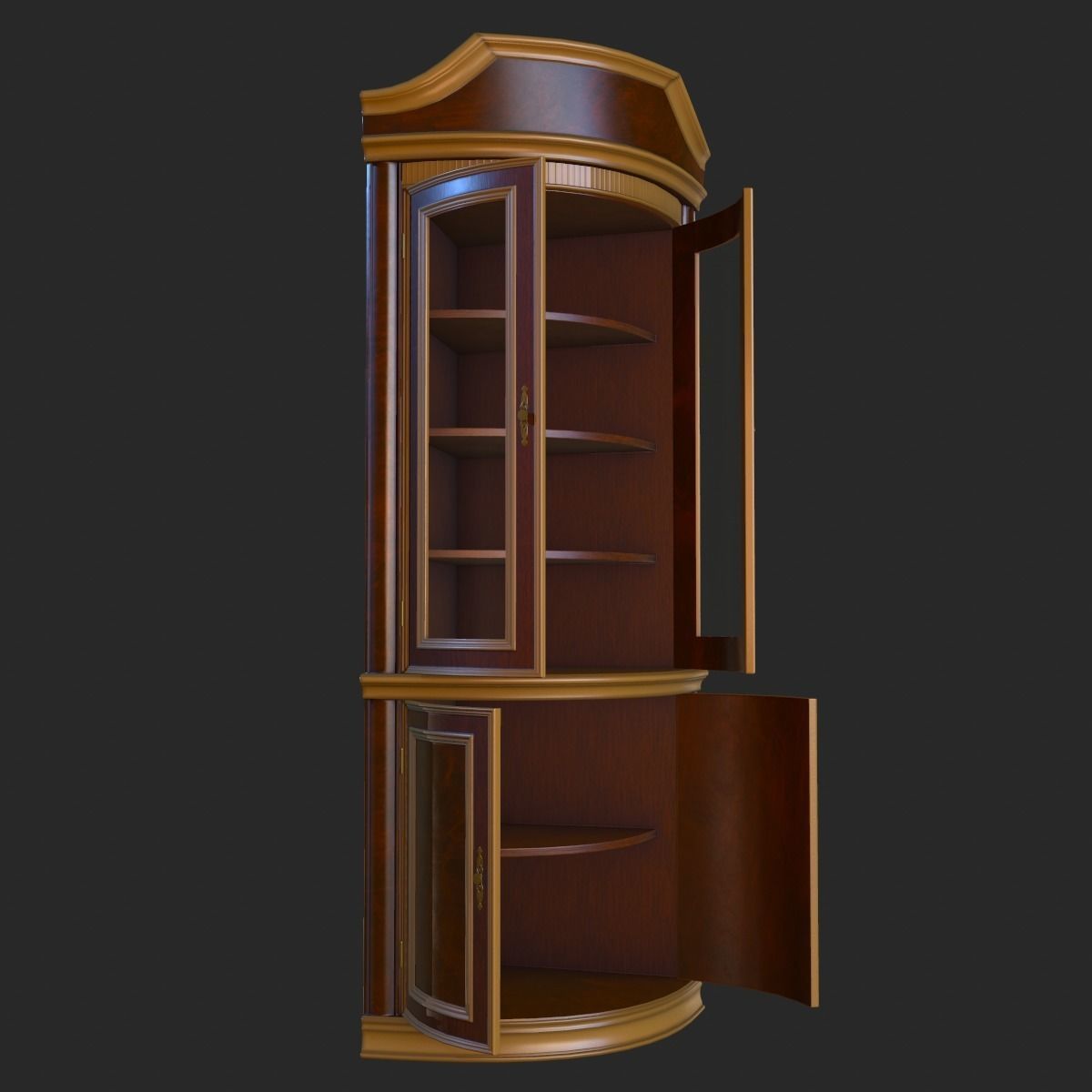 Old Vintage Furniture Mega Pack Low-poly 3D model_47