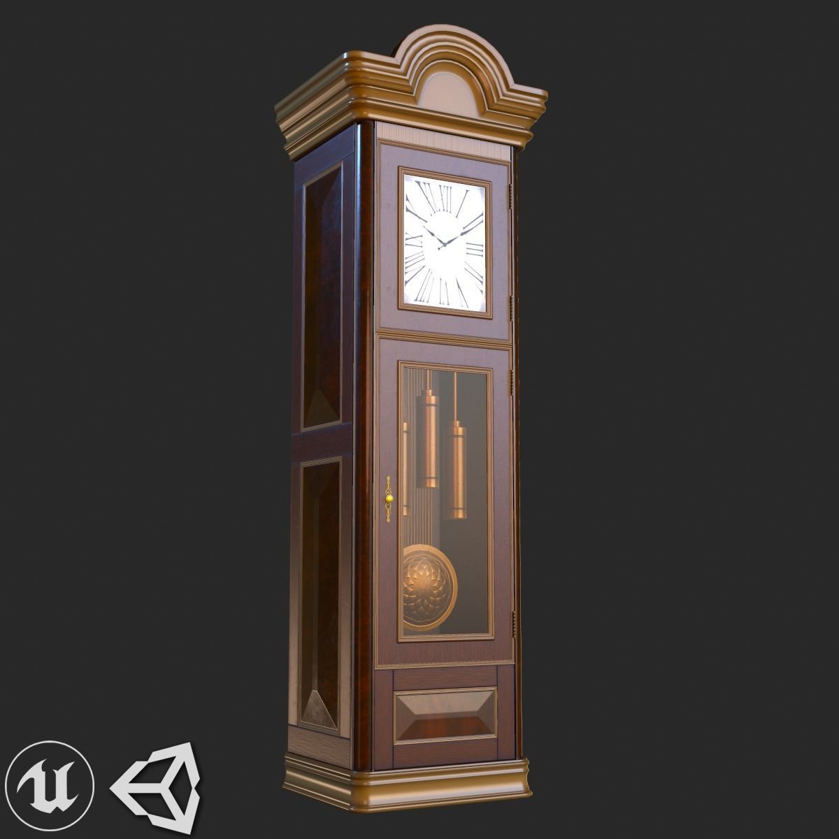 Old Vintage Furniture Mega Pack Low-poly 3D model_12