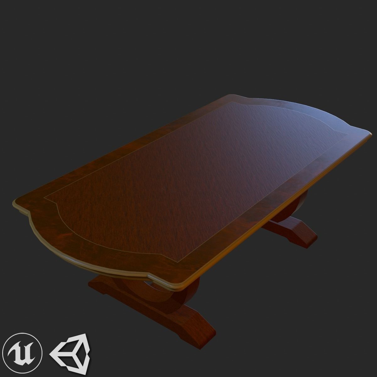 Old Vintage Furniture Mega Pack Low-poly 3D model_20