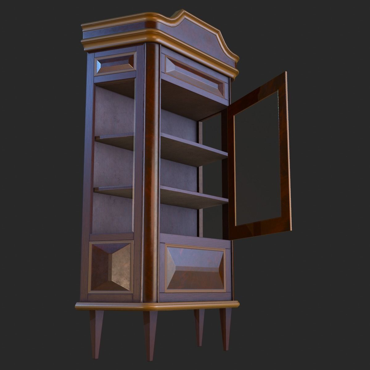 Old Vintage Furniture Mega Pack Low-poly 3D model_65