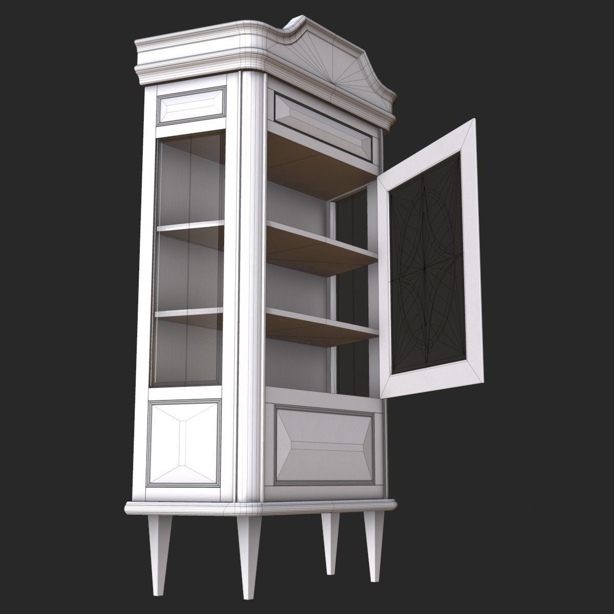 Old Vintage Furniture Mega Pack Low-poly 3D model_66
