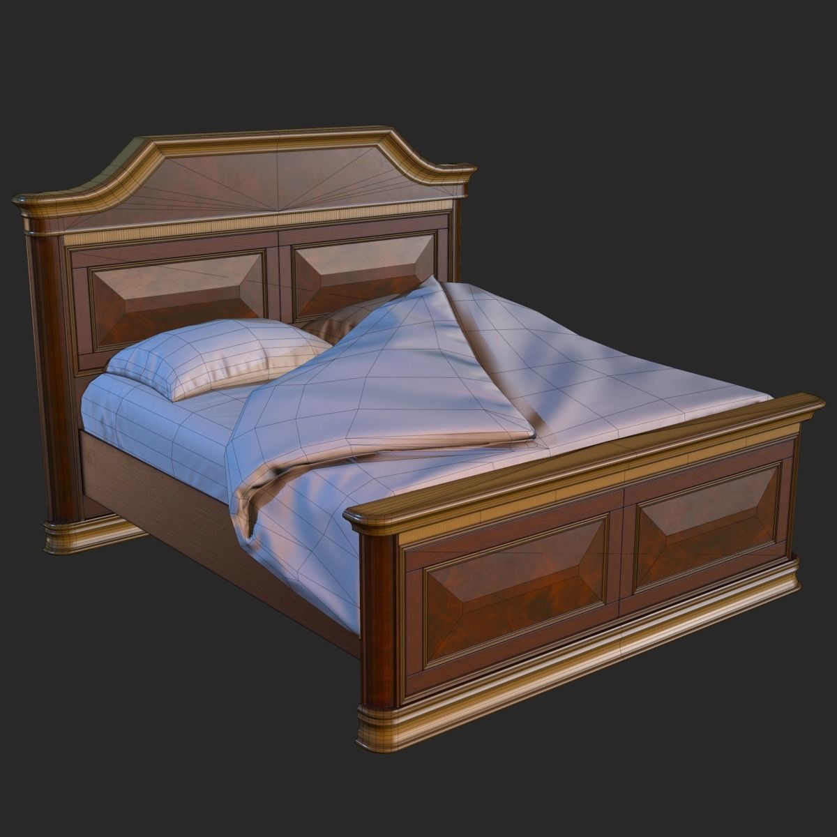 Old Vintage Furniture Mega Pack Low-poly 3D model_37