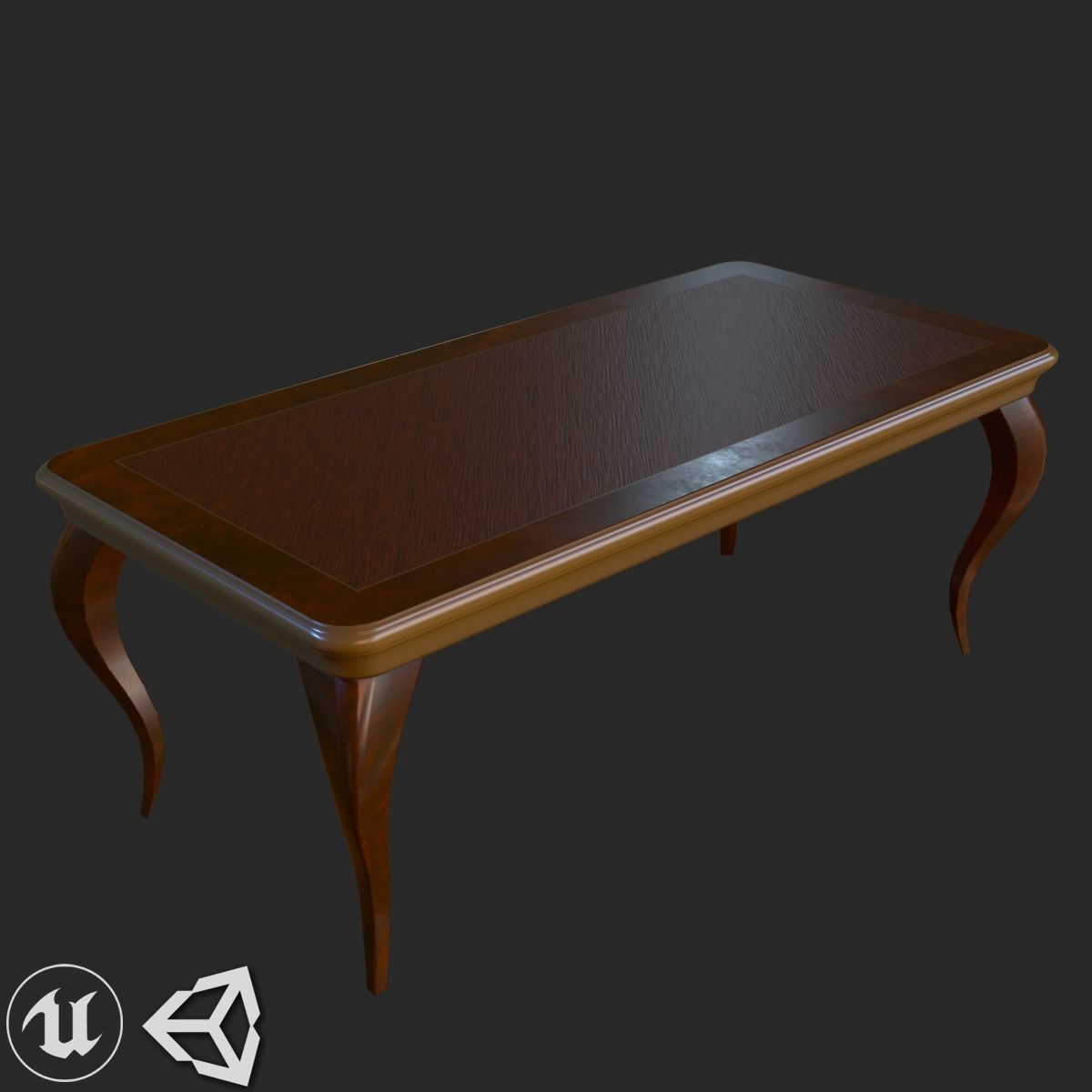 Old Vintage Furniture Mega Pack Low-poly 3D model_14