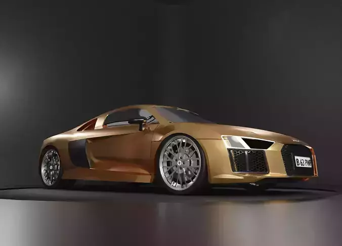 AUDI R8 3D MODEL - OBJ
