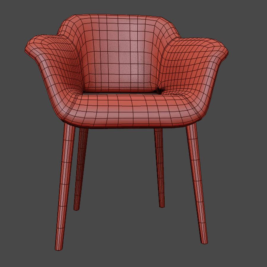 Megan Armchair 3D model_2