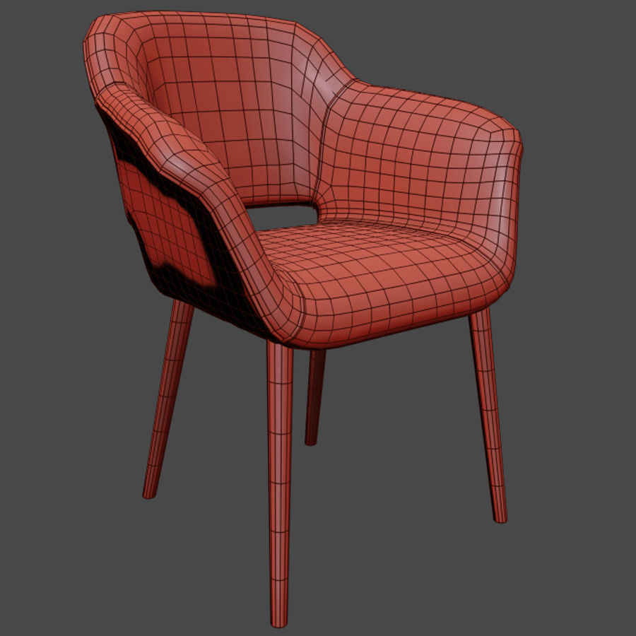 Megan Armchair 3D model_1