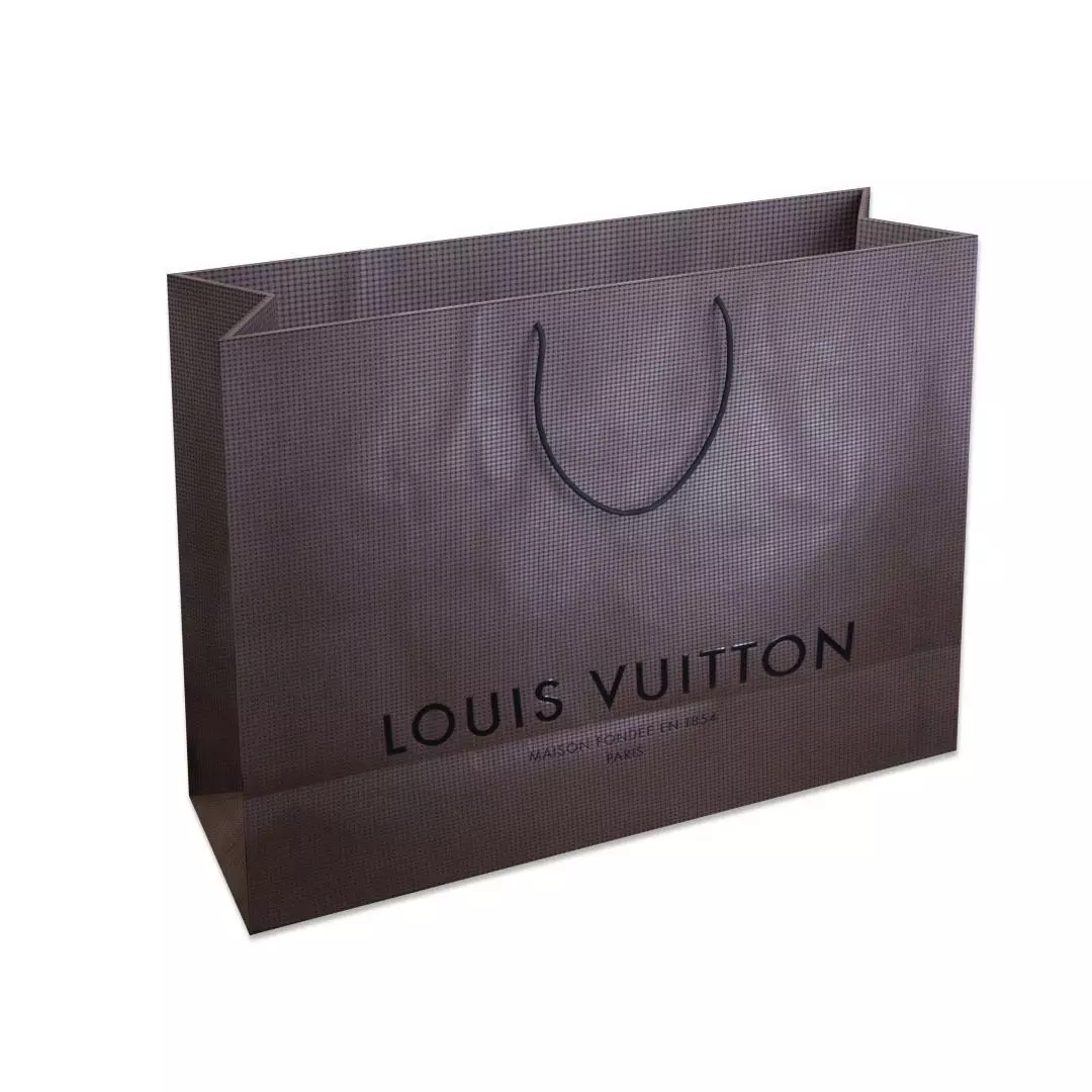 Designer Shopping Bag - Louis Vuitton 3D model_0