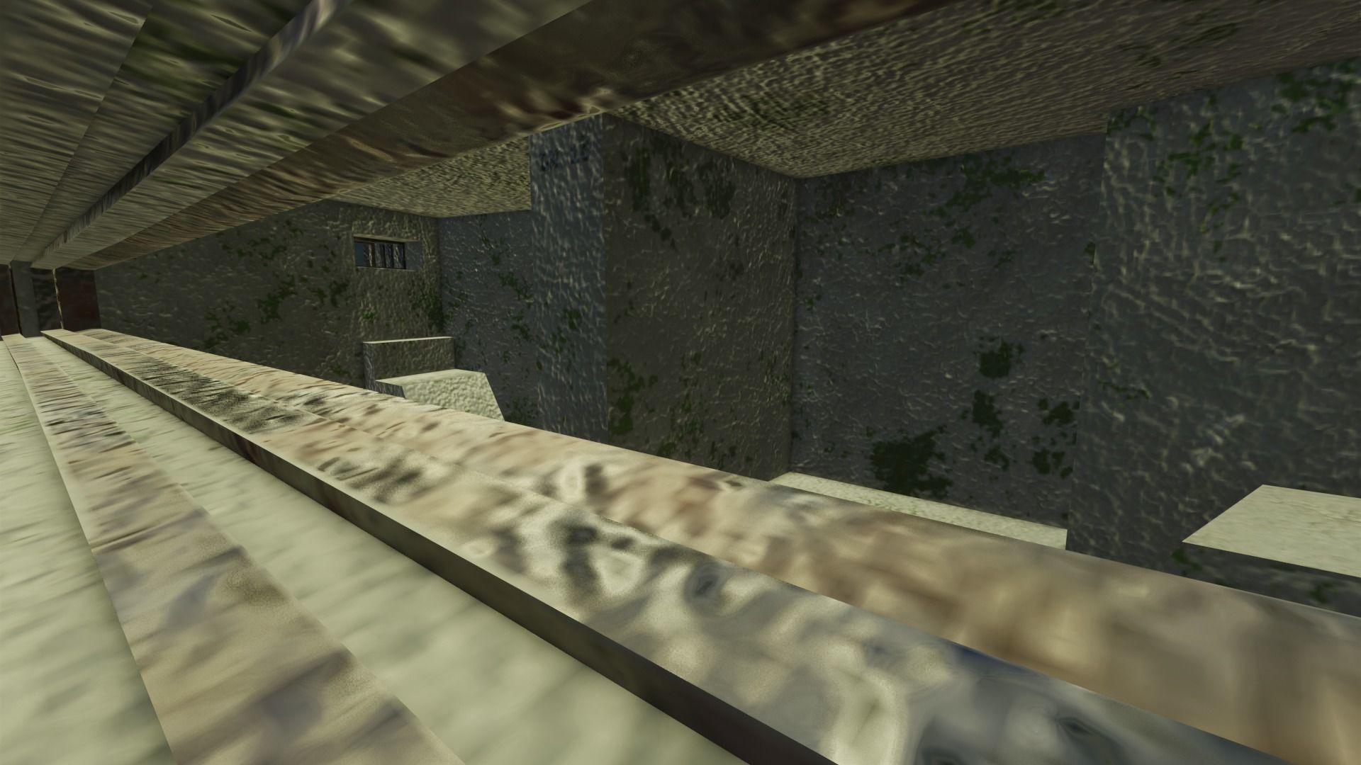 Bunker Low-poly 3D model_12