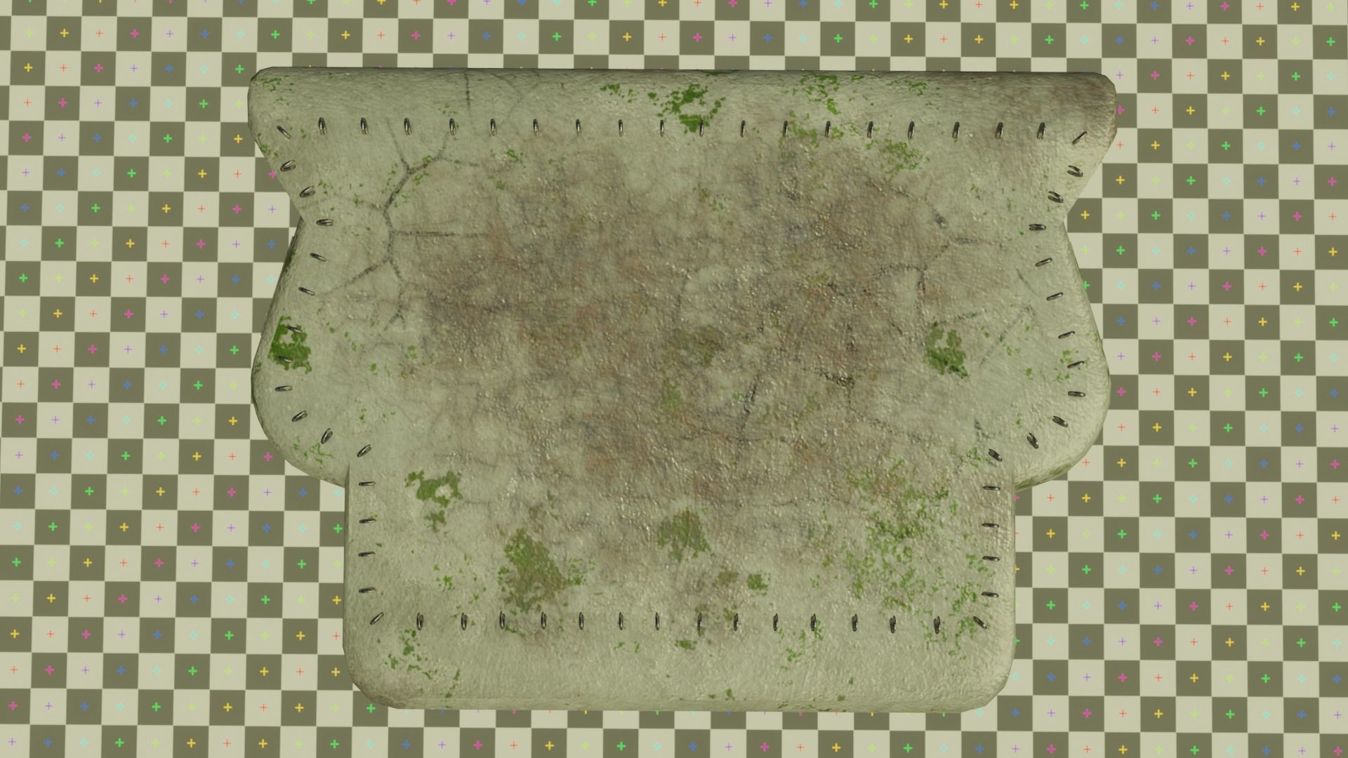 Bunker Low-poly 3D model_7