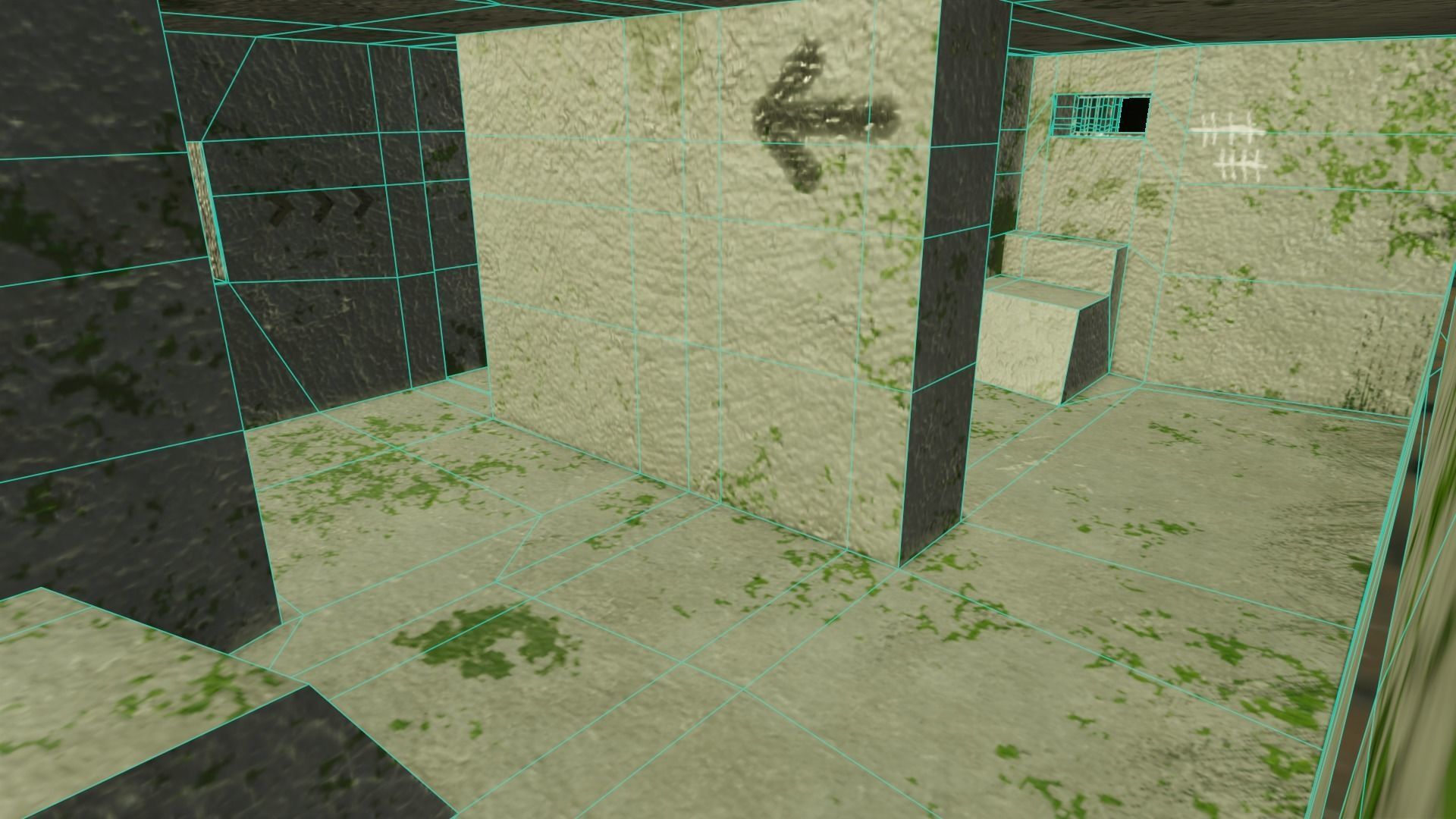 Bunker Low-poly 3D model_19