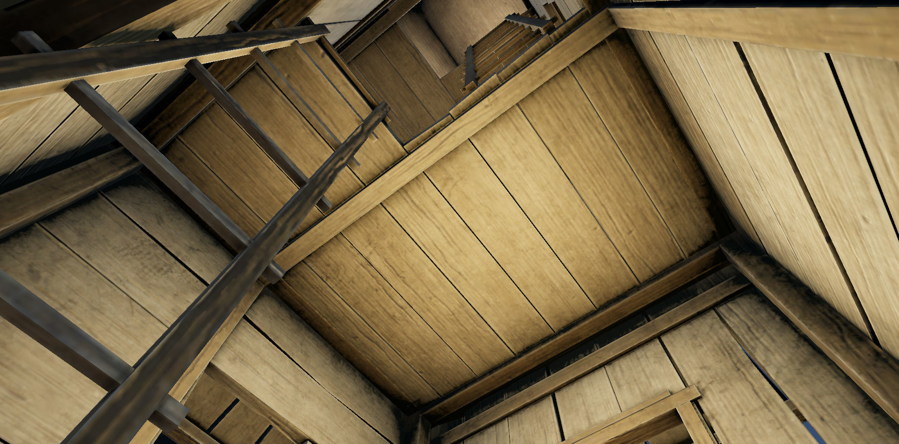 Medieval Wooden Windmill PBR  Low-poly 3D model_9