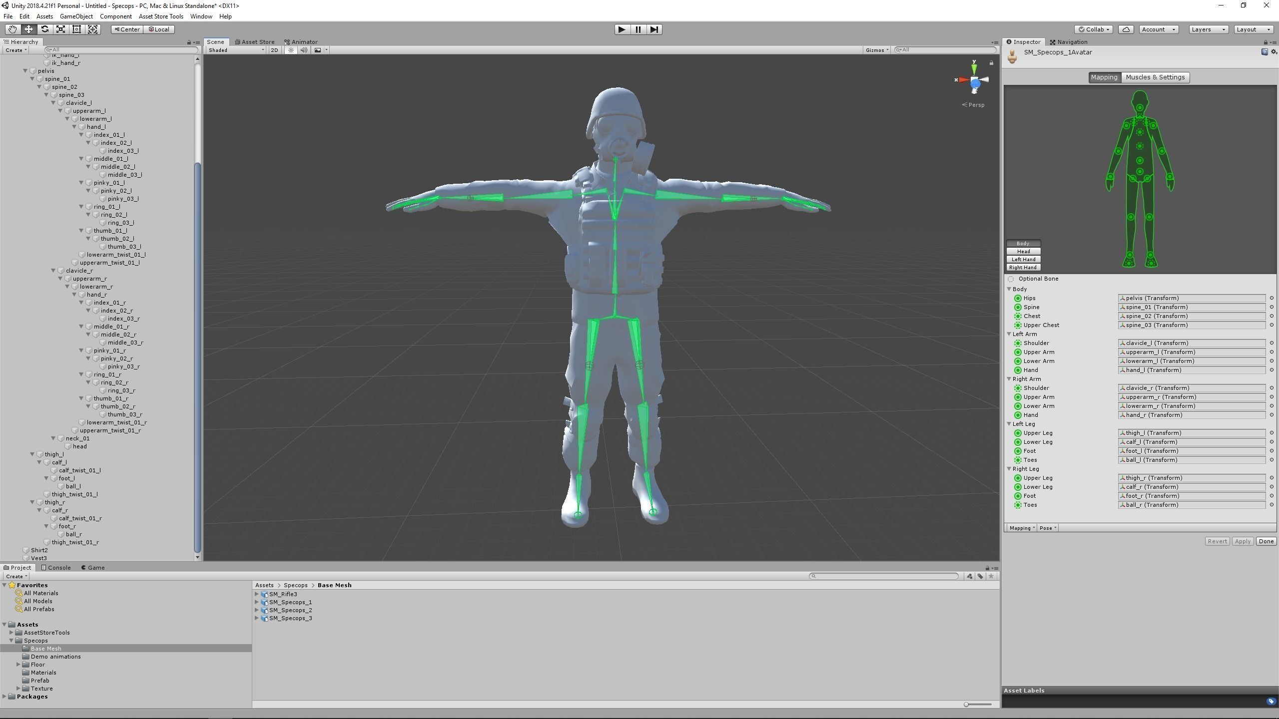 SpecOps Low-poly 3D model_11