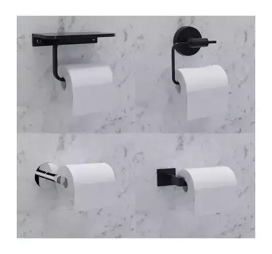 Toilet Paper Holder Pack 3D model