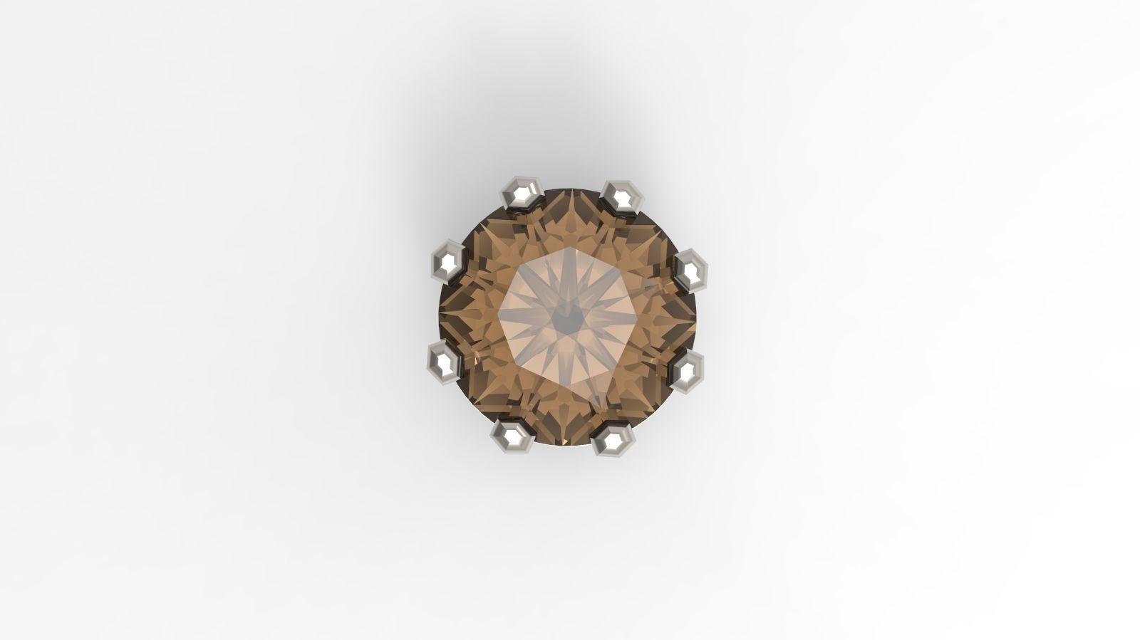 Jewelry Prong Head Set Package 047 3D print model_3