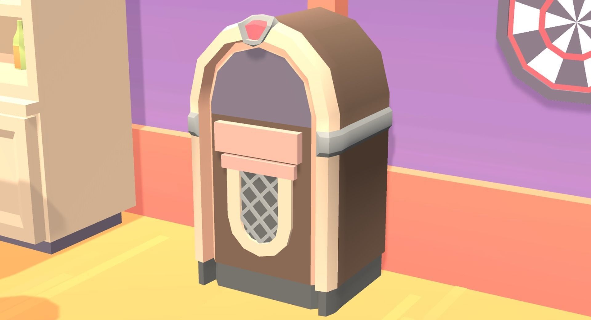 Low Poly Bar Pack Low-poly 3D model_7