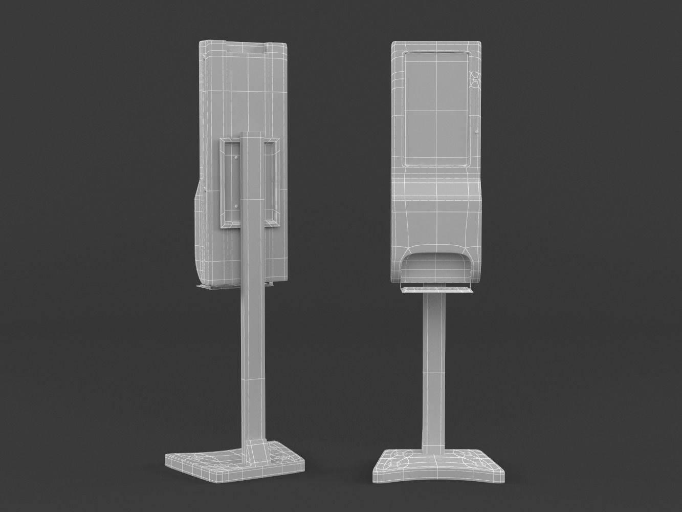 Hand Sanitizer Dispenser 3D model_7