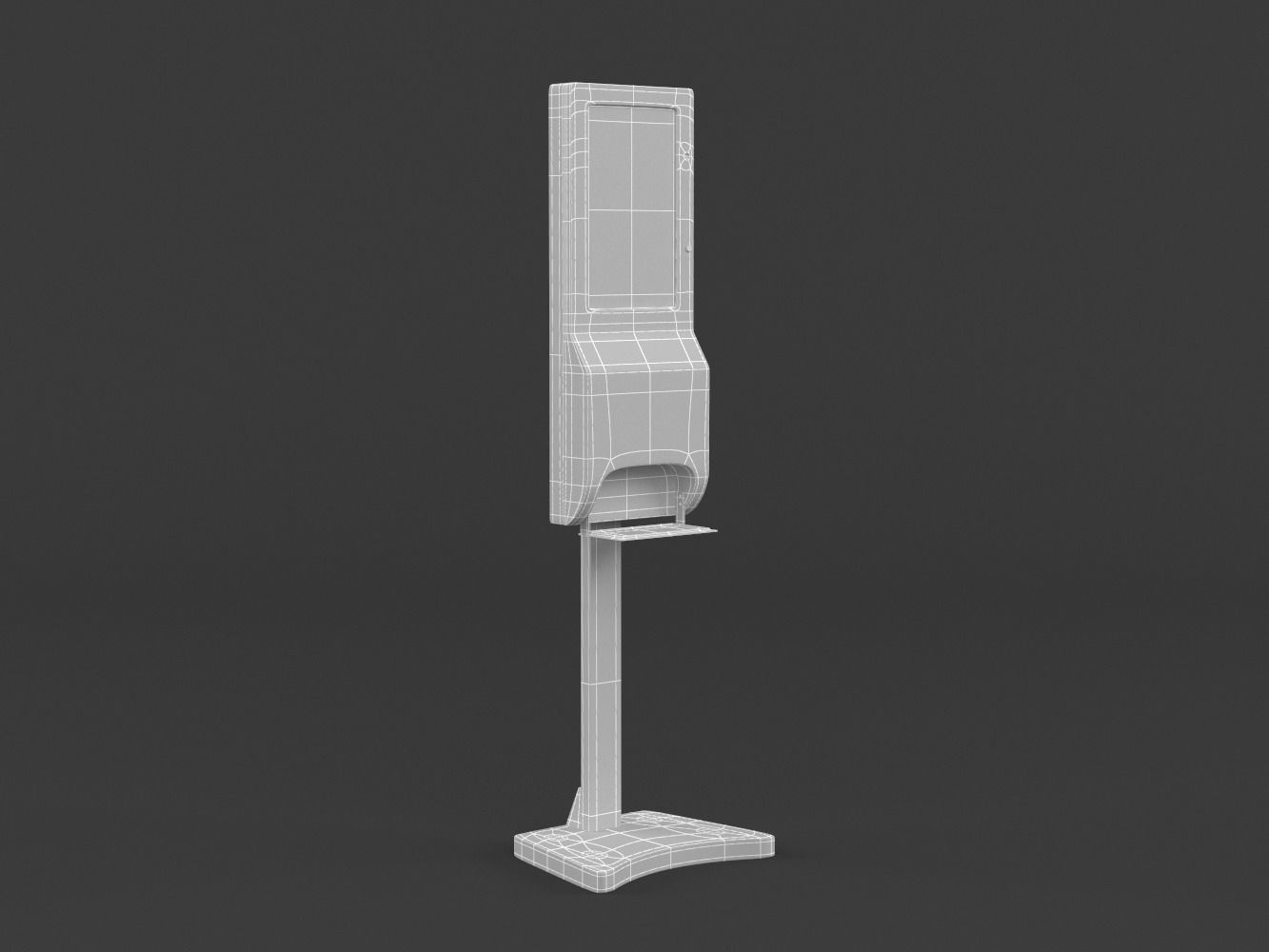 Hand Sanitizer Dispenser 3D model_12