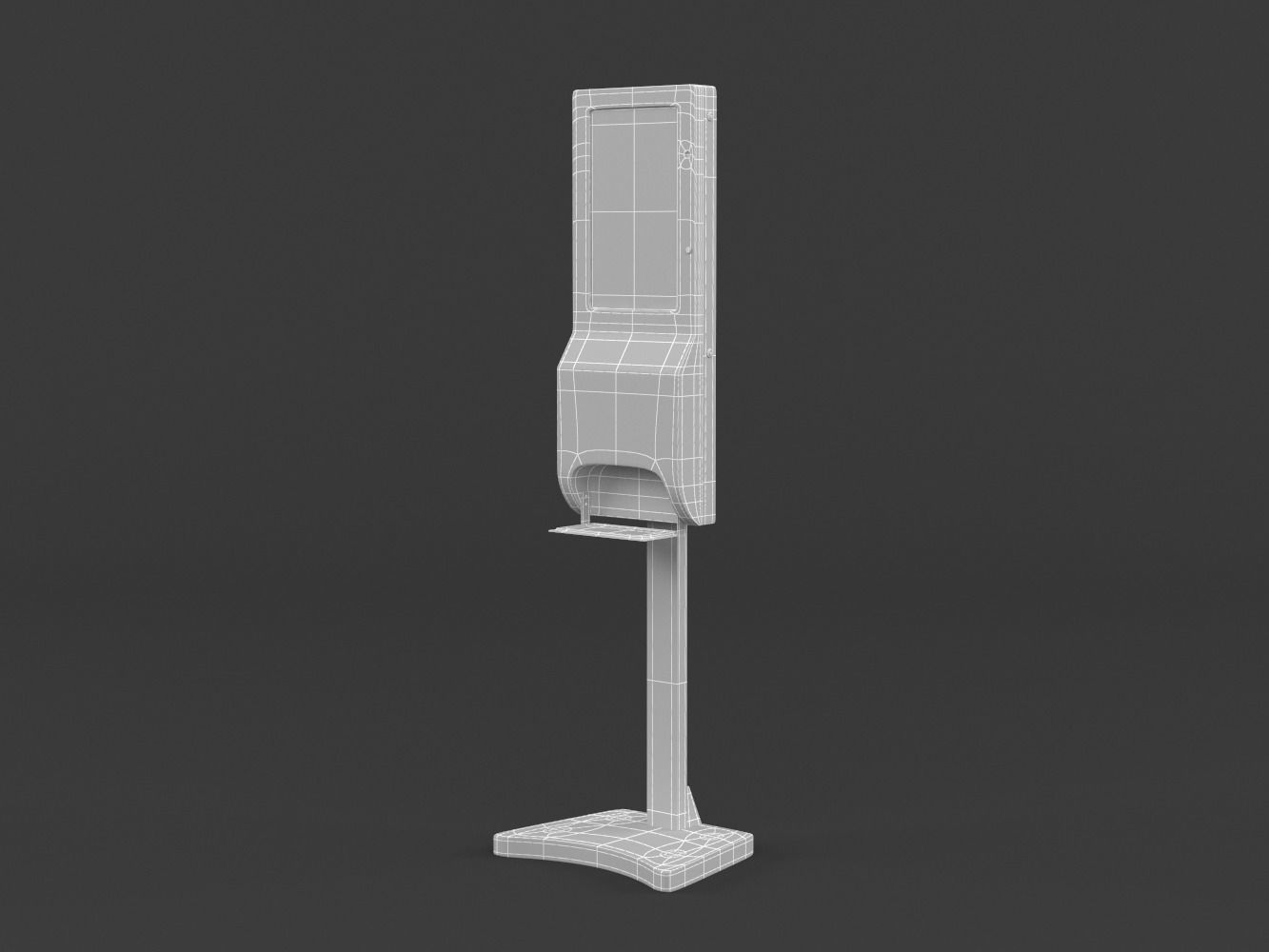 Hand Sanitizer Dispenser 3D model_13
