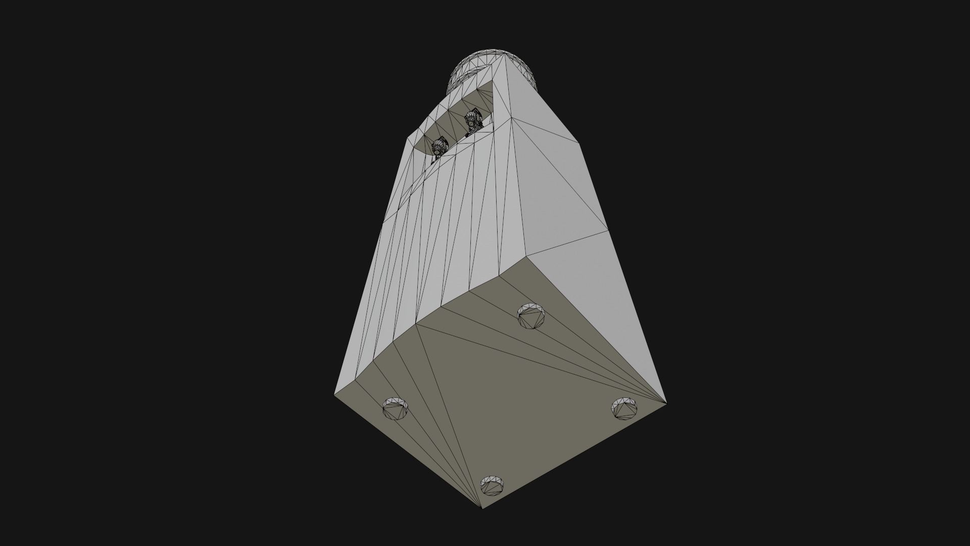 Water Cooler Low-poly 3D model_20
