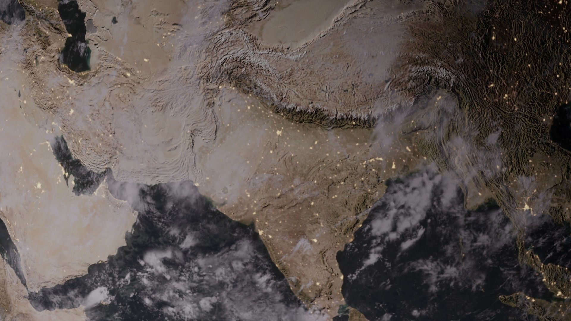 Earth from space Free low-poly 3D model_4