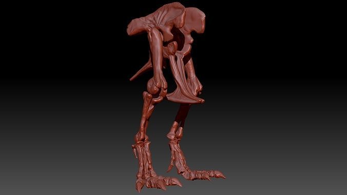 TRex Hip-Leg Set Skeletons 3D model