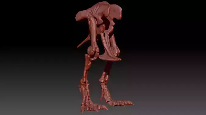 TRex Hip-Leg Set Skeletons 3D model