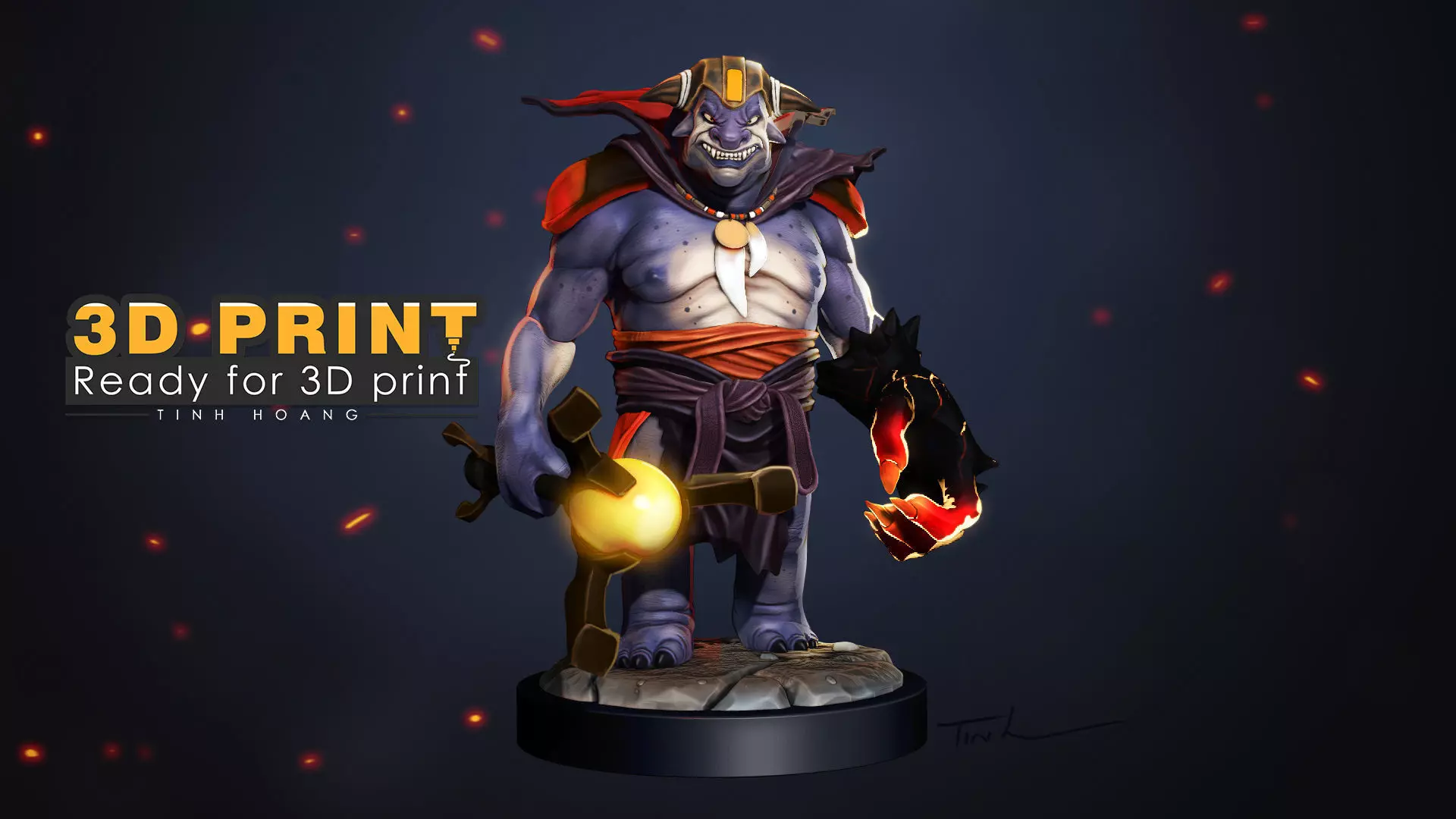 Lion Dota 3D print model_0