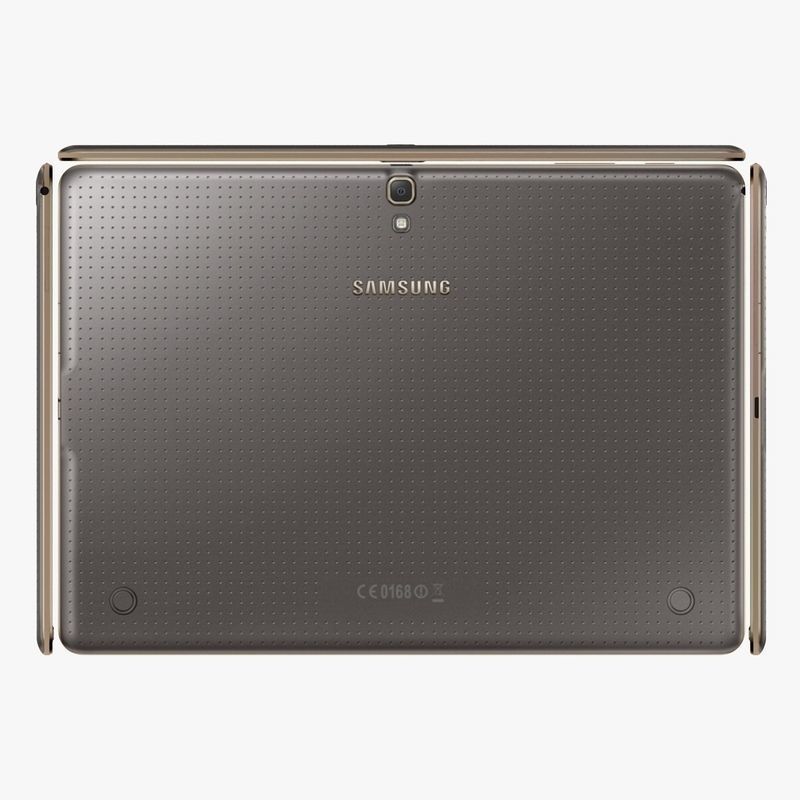 samsung galaxy tab S 10 5 LTE bronze 3D model_2