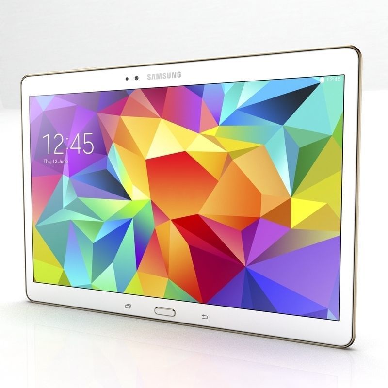 Samsung Galaxy Tab S 10 5 White 3D model_3