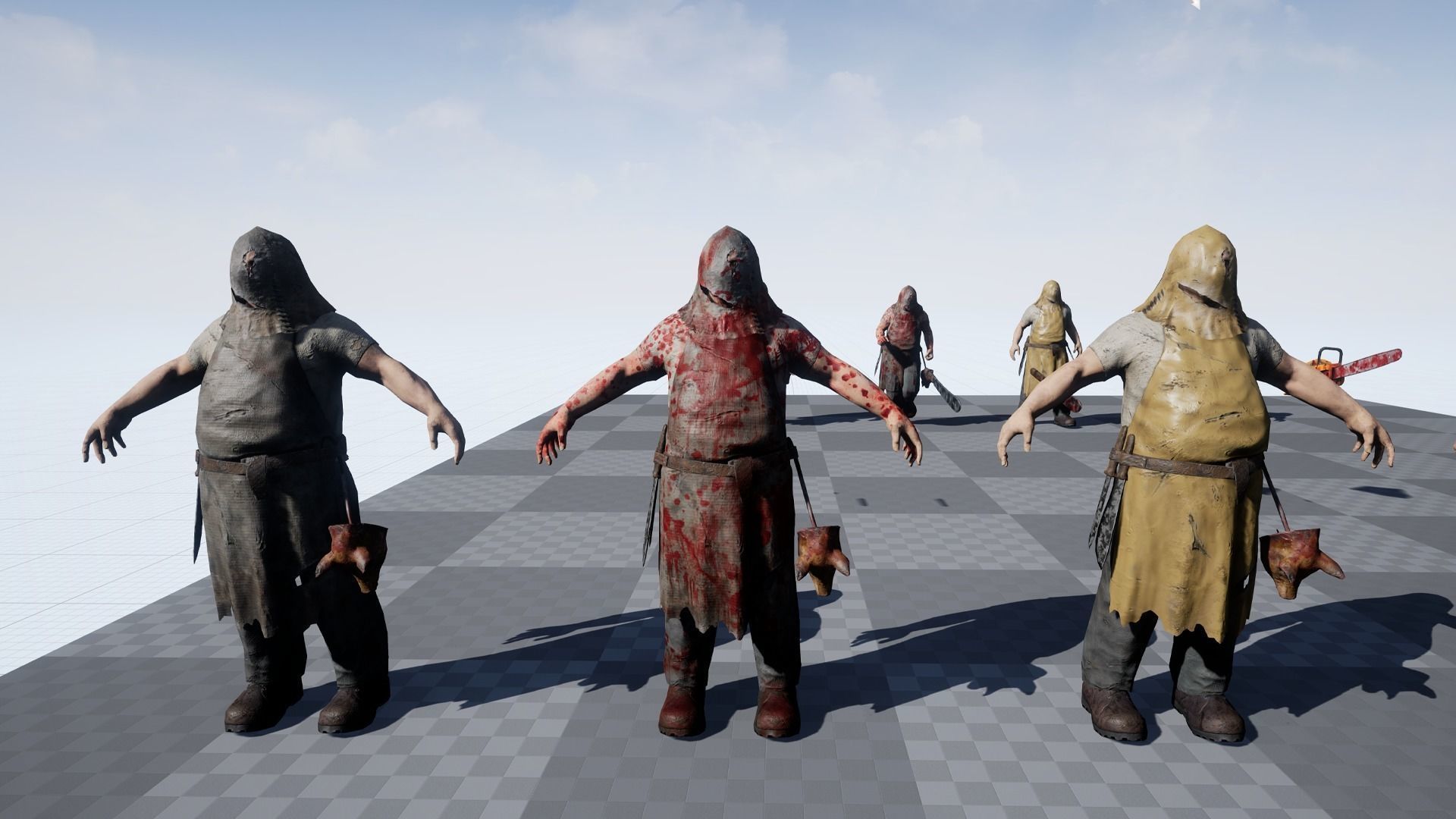 Butcher Low-poly 3D model_19