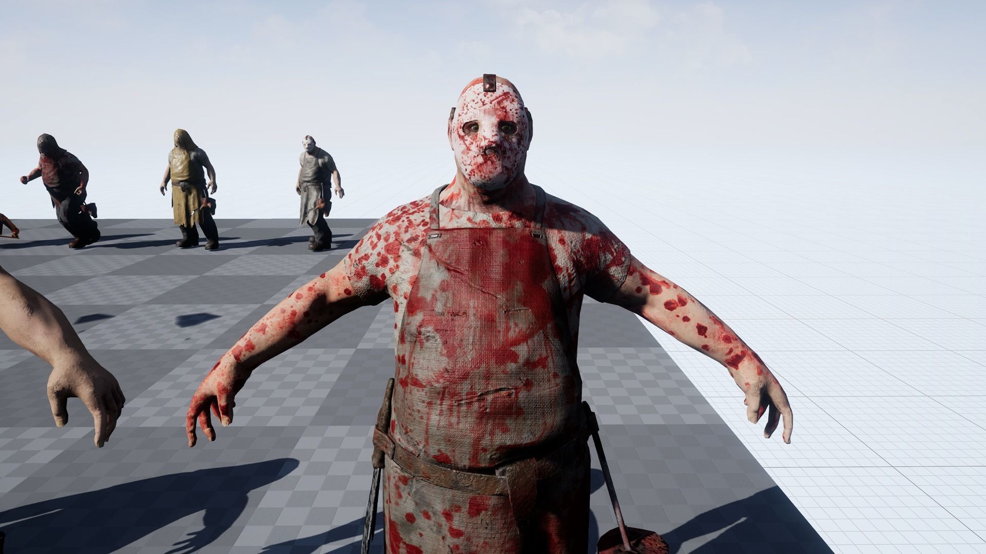 Butcher Low-poly 3D model_21