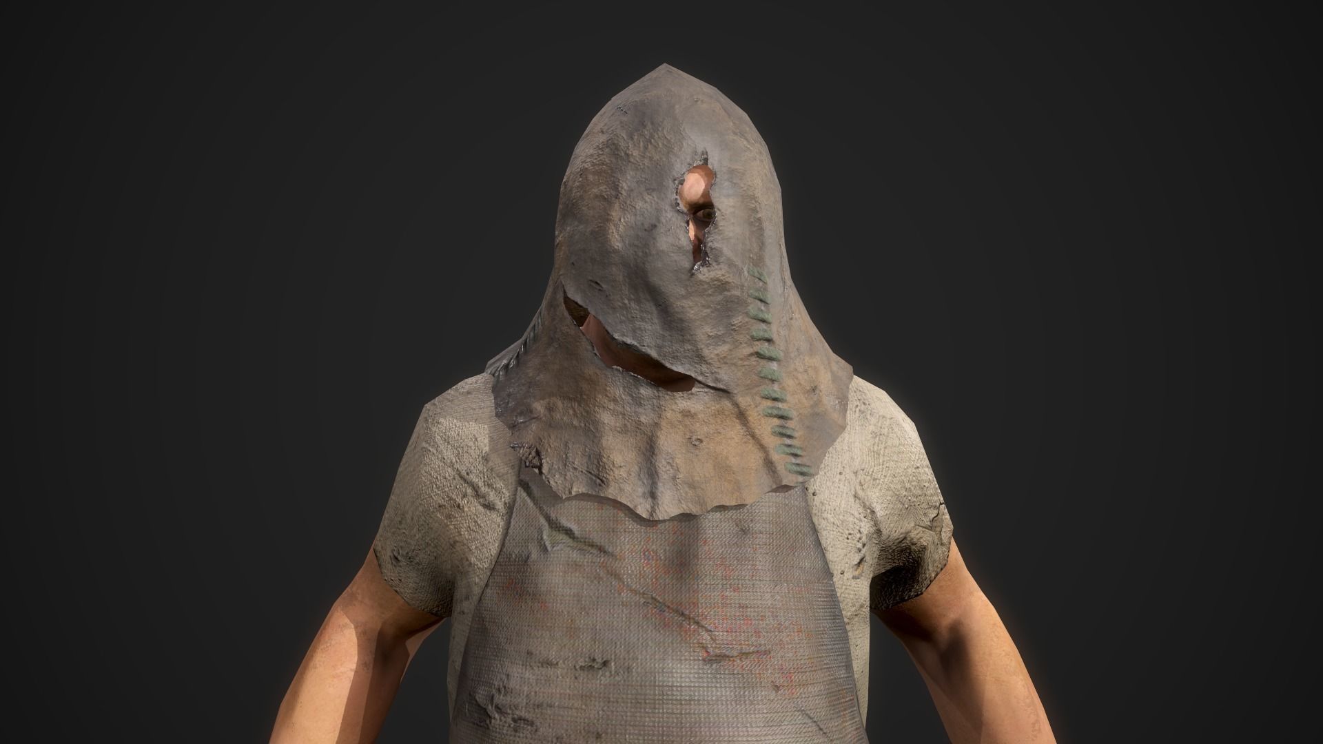 Butcher Low-poly 3D model_13