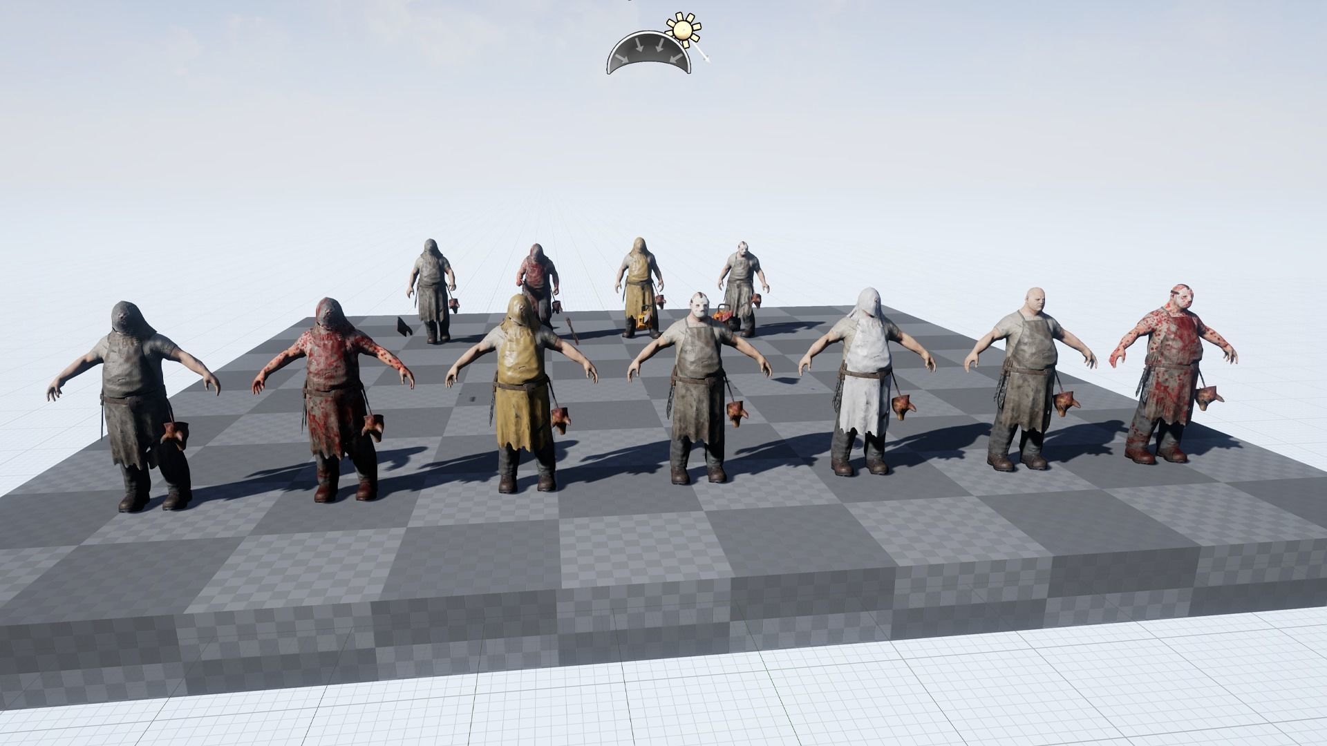 Butcher Low-poly 3D model_18