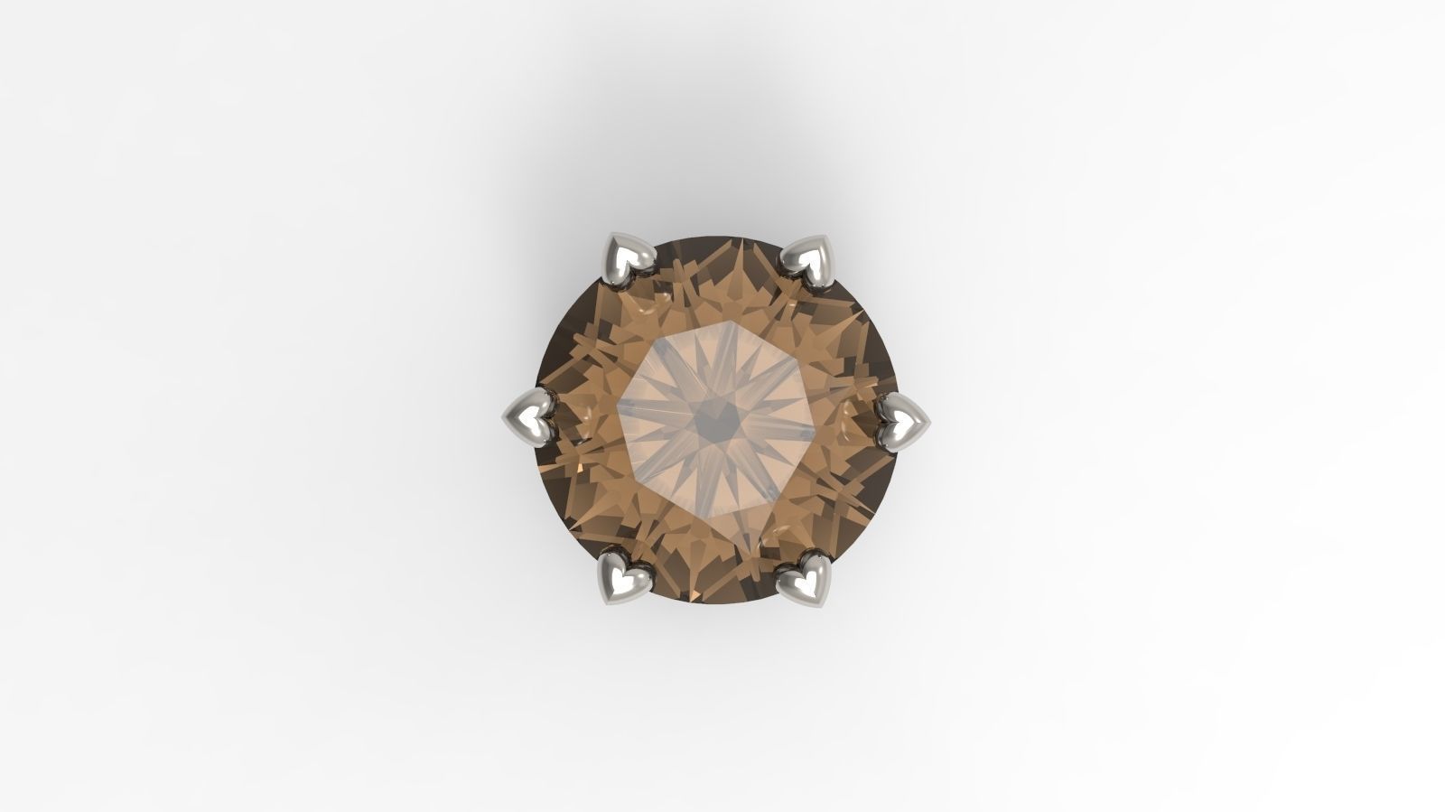 Jewelry Prong Head Set Package 058 3D print model_3