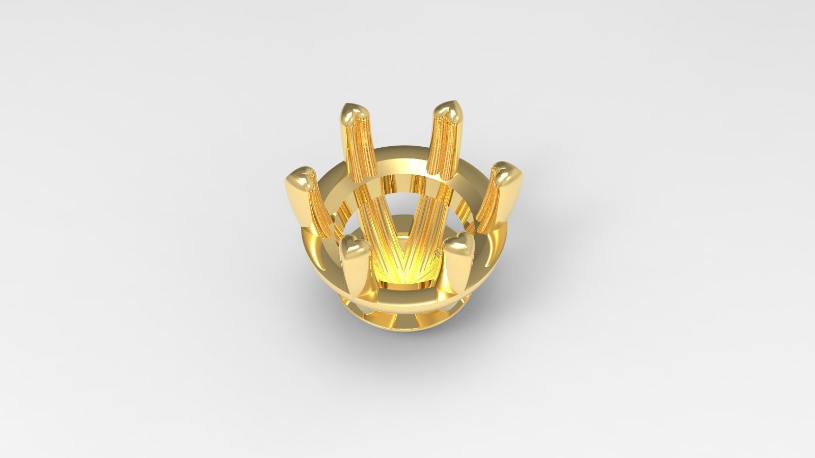 Jewelry Prong Head Set Package 058 3D print model_6