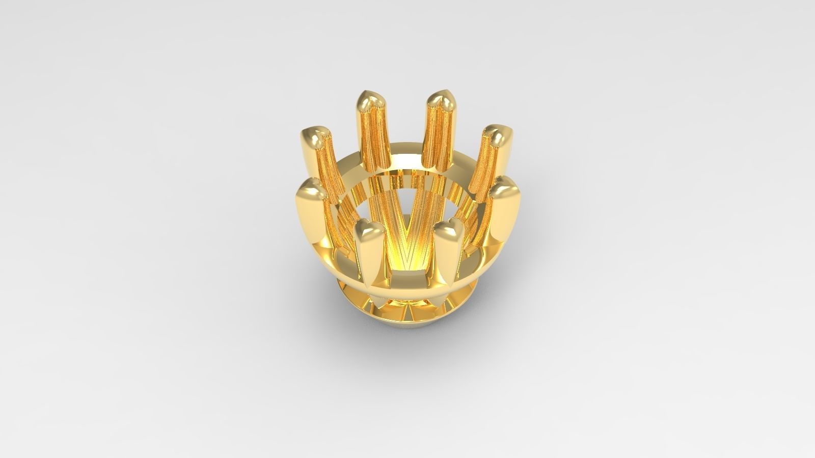 Jewelry Prong Head Set Package 059 3D print model_6