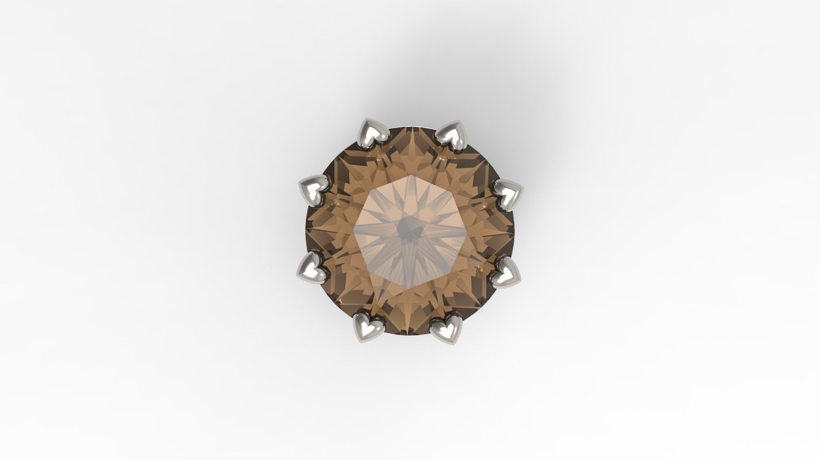 Jewelry Prong Head Set Package 059 3D print model_3