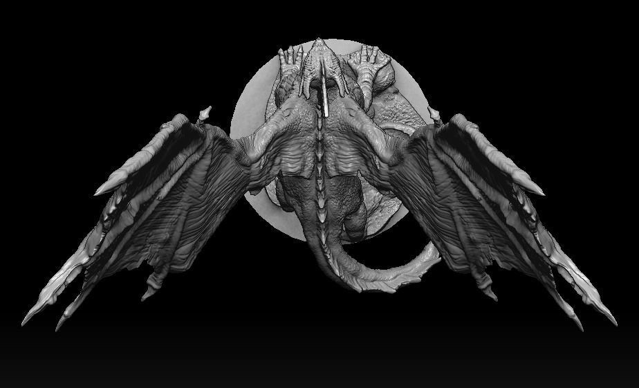 Elder Red Dragon  3D model_7