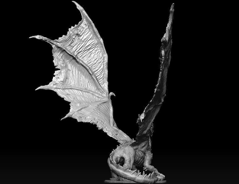 Elder Red Dragon  3D model_4