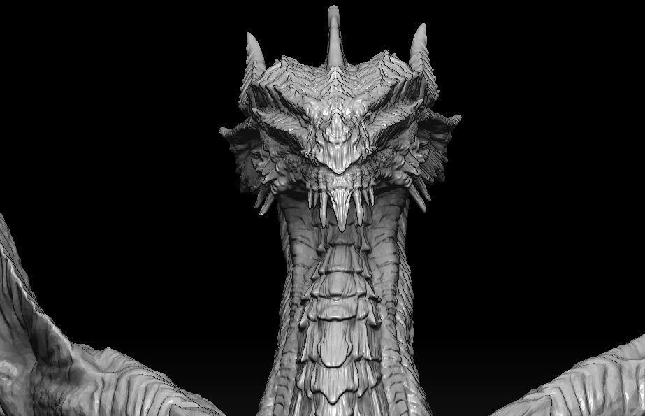 Elder Red Dragon  3D model_9