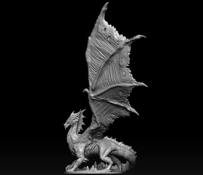 Elder Red Dragon  3D model_6