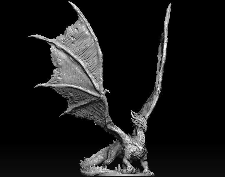 Elder Red Dragon  3D model_2