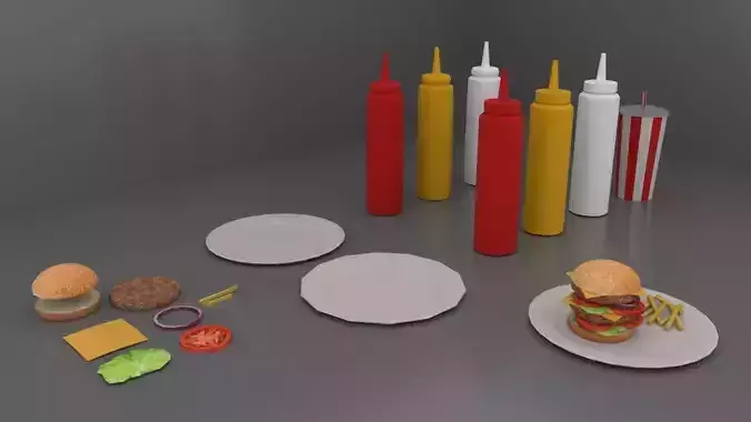 Fast Food Pack 01 Burger