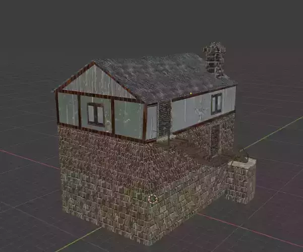 3D Old Pirate House